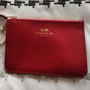 Coach Coin Purse Gun Metal Keychain